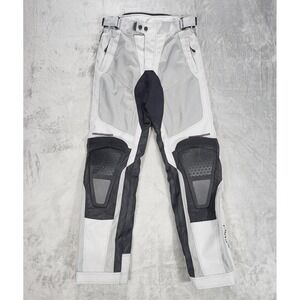 Sedici Pants Mens Small Gray Black Motorcycle Riding Textile Armor Protective